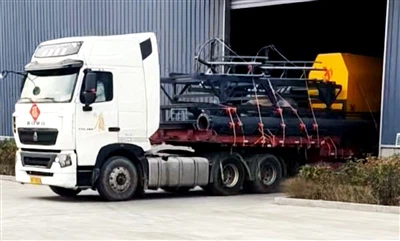 Испорука је успела! Радна станица кавеза за арматуру на путу ка градилишту